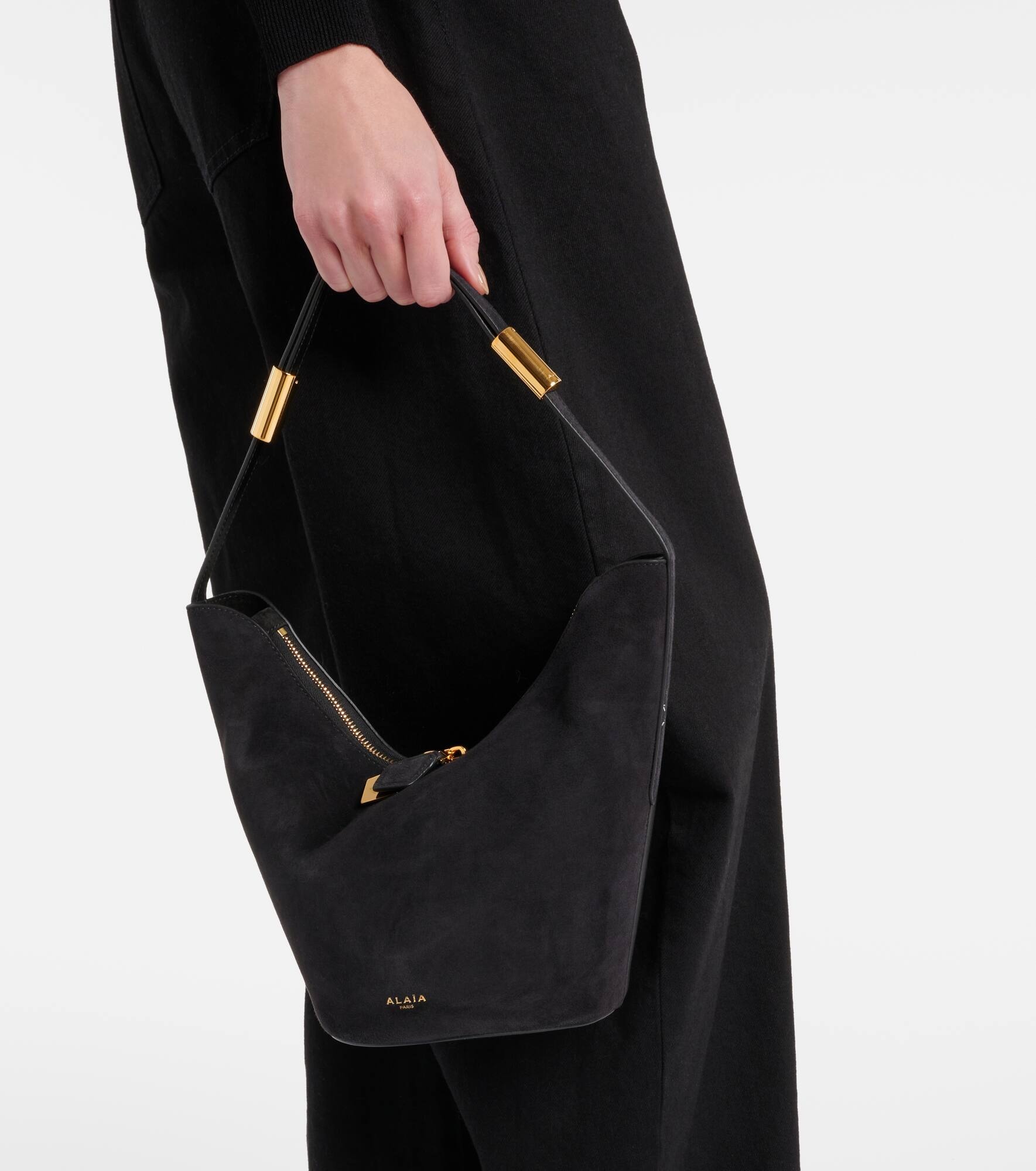 Small suede shoulder bag - 2