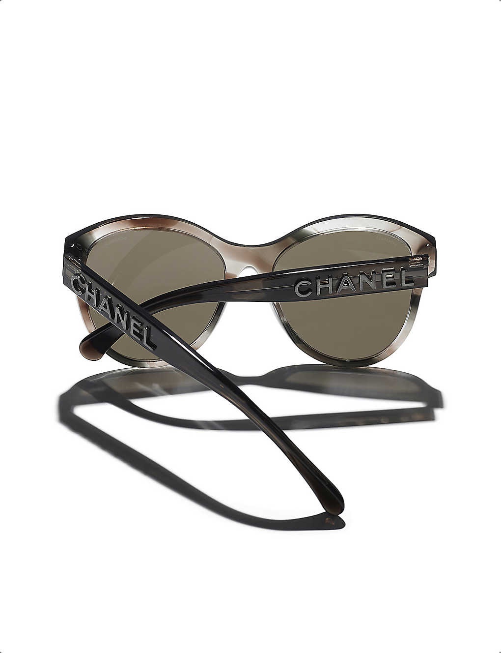 CH5458 Pantos round-frame acetate sunglasses - 4