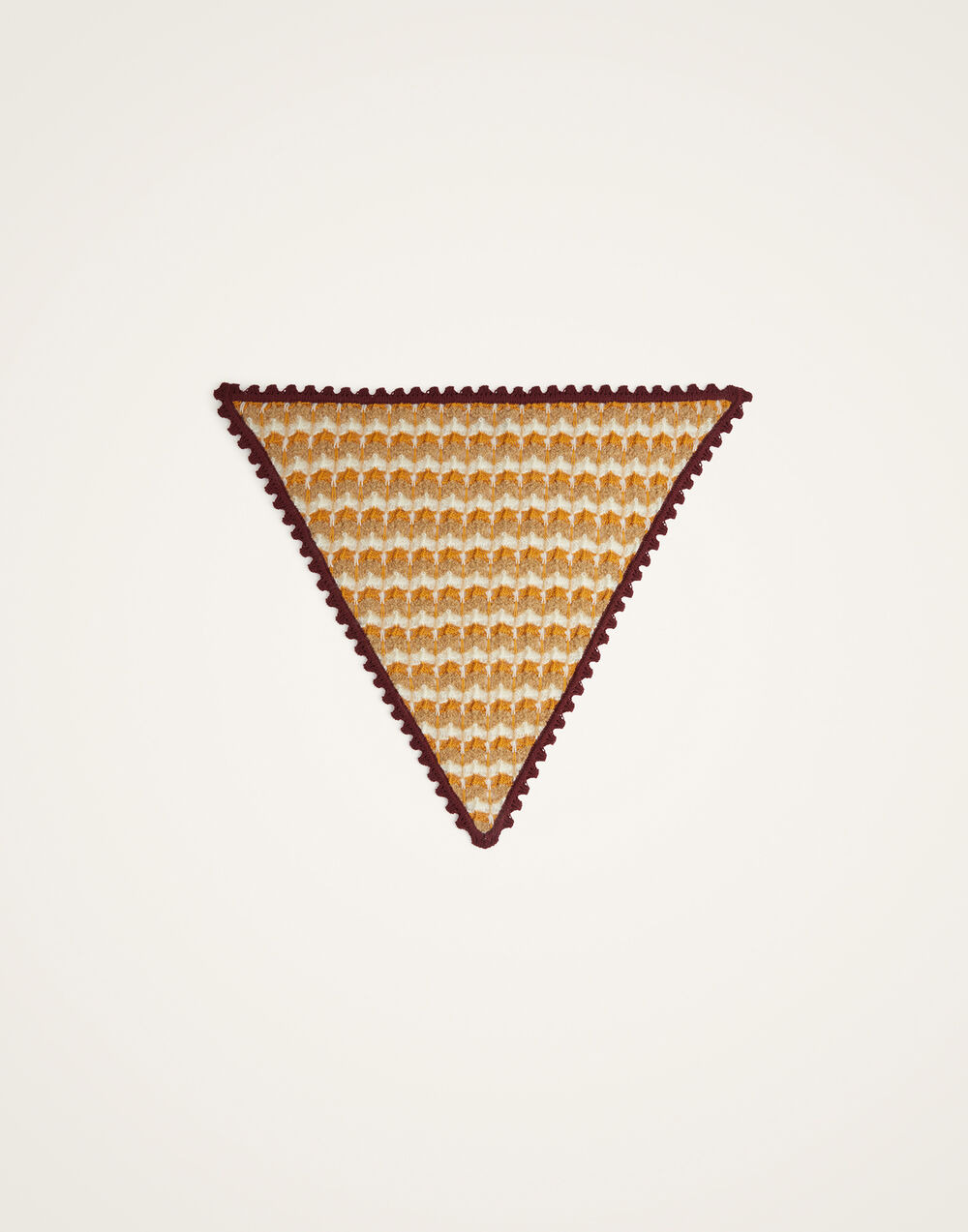 Crochet Triangle Scarf - 6