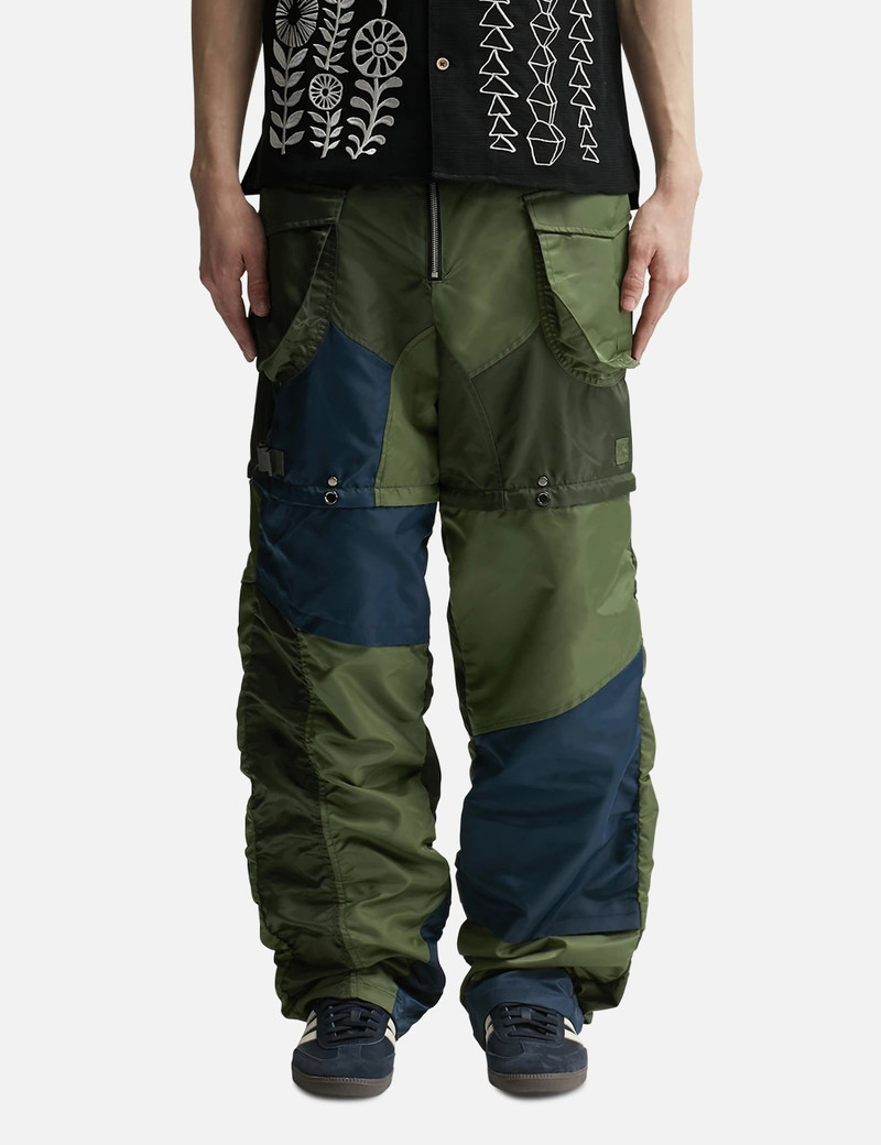 DETACHABLE PATCHWORK CARGO PANTS 5