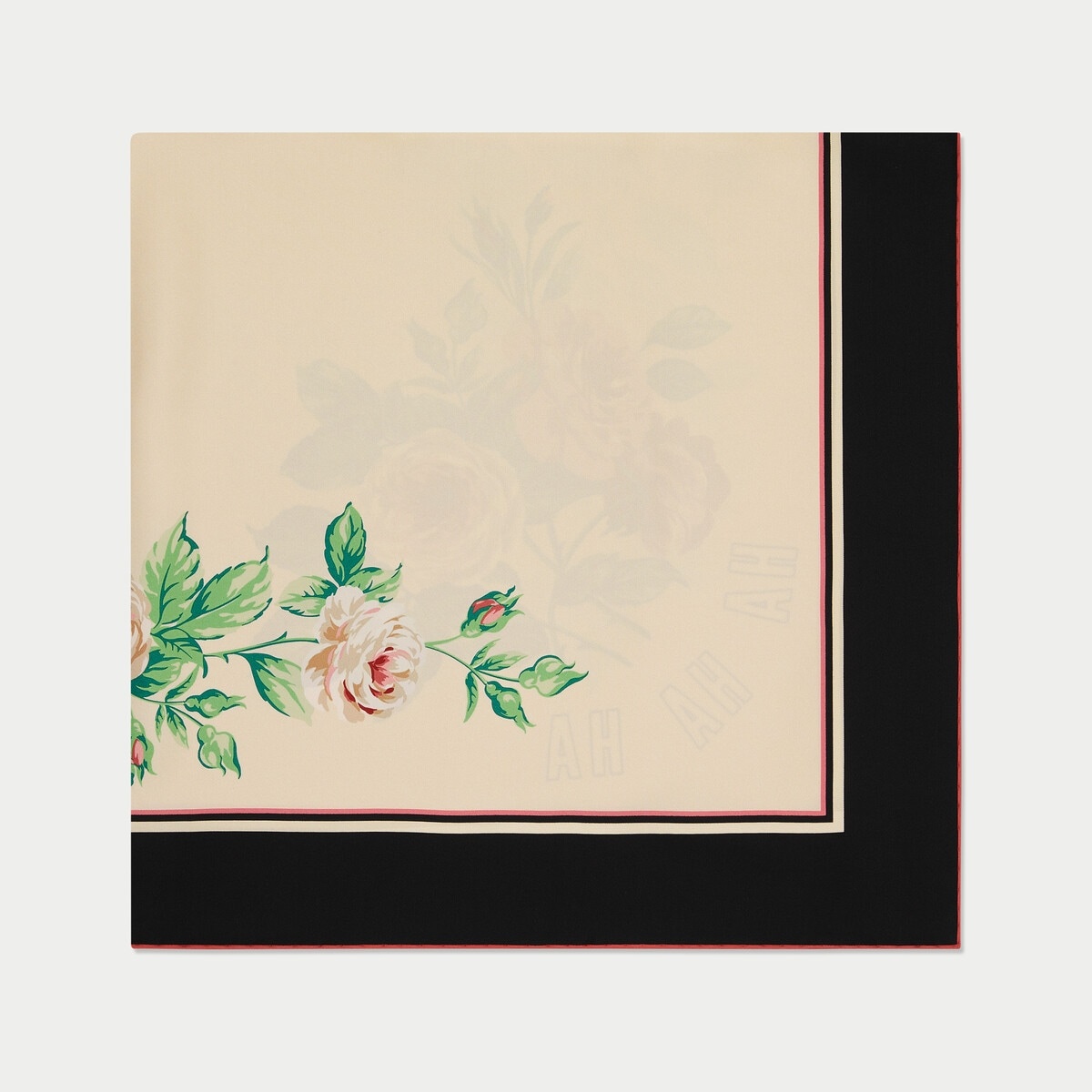 Gucci HA HA HA flower print silk scarf - 2