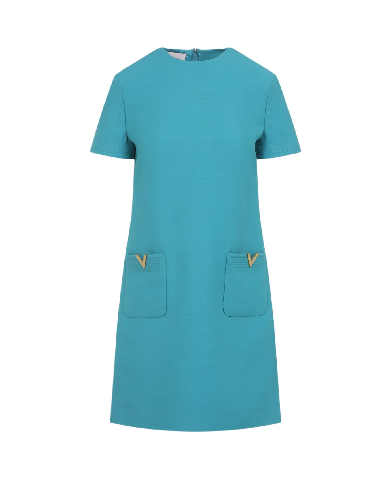 Virgin Wool Mini Dress - 1