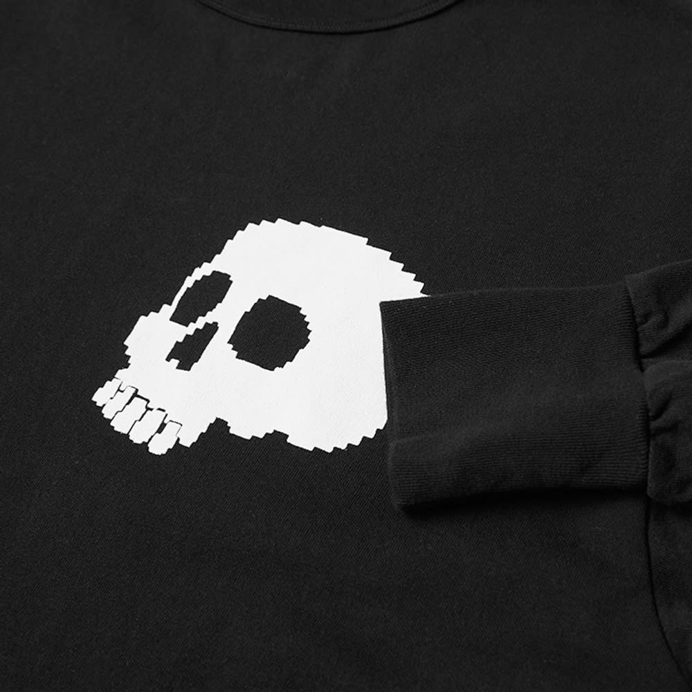 Palm Angels Long Sleeve Back Print Skull Tee - 2