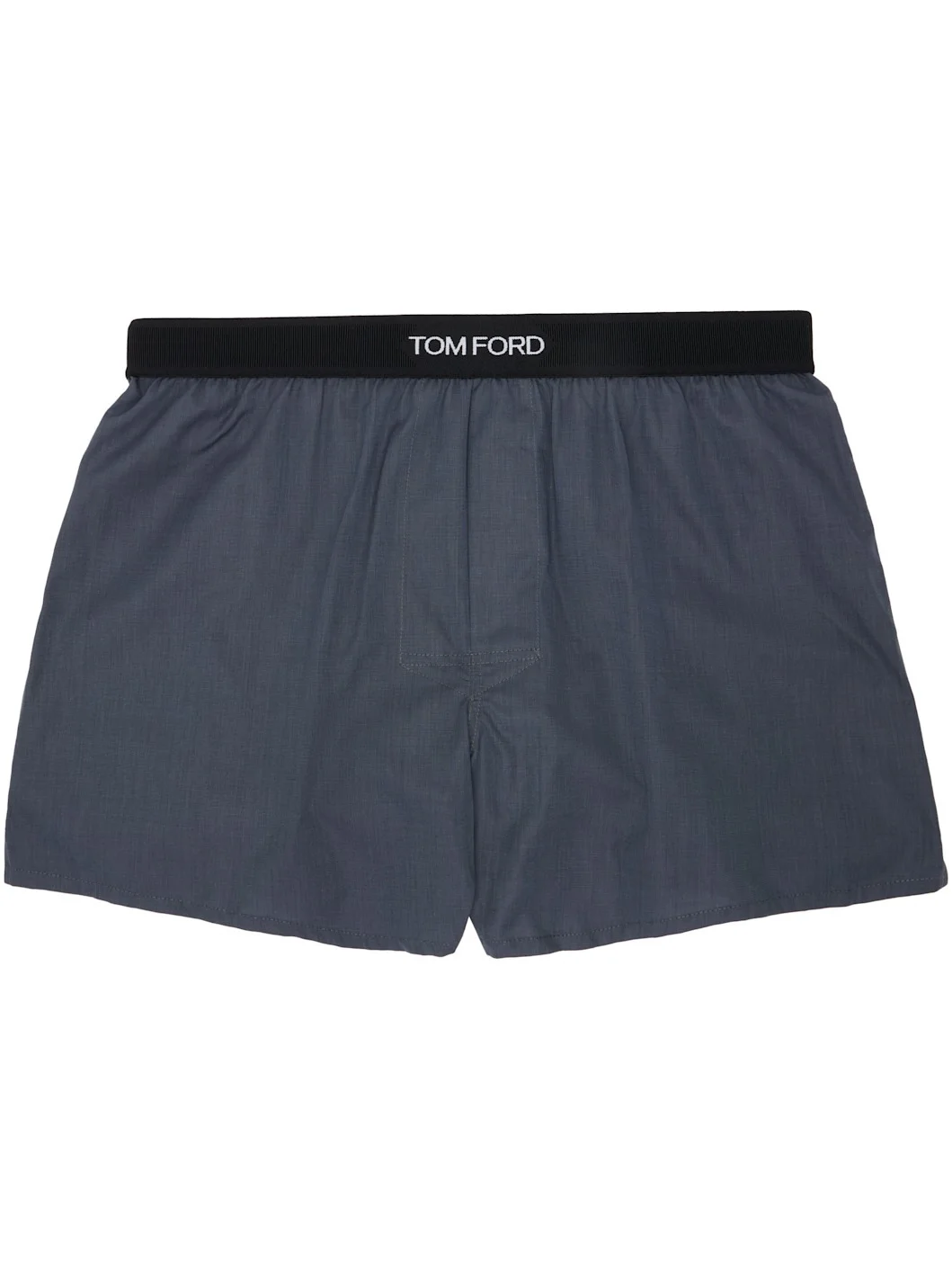 Gray Cotton Boxers - 1