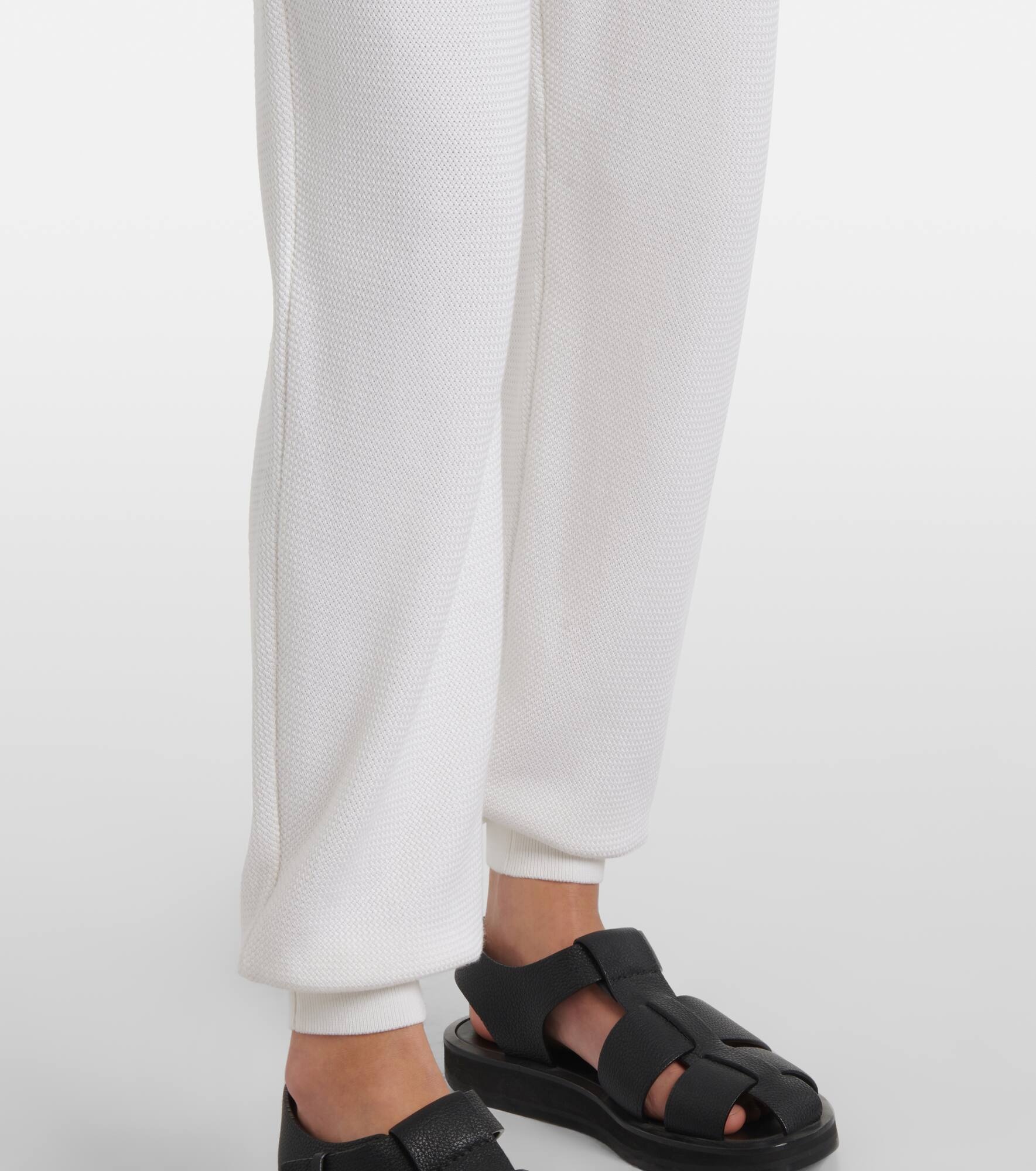 Dora Baltea silk and cotton sweatpants - 5
