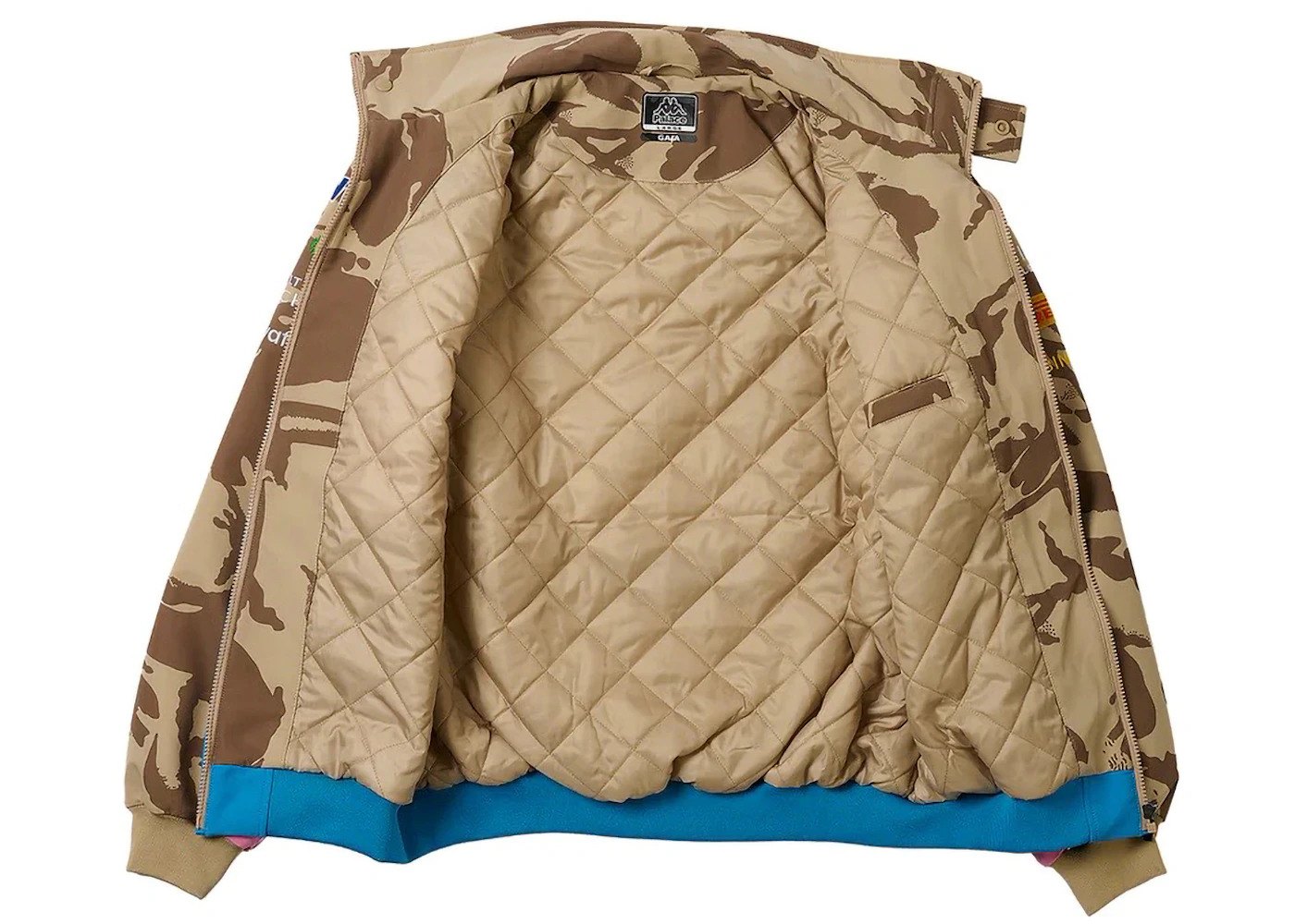 Palace x Kappa For Alpine Pit Jacket Desert Camo - 2
