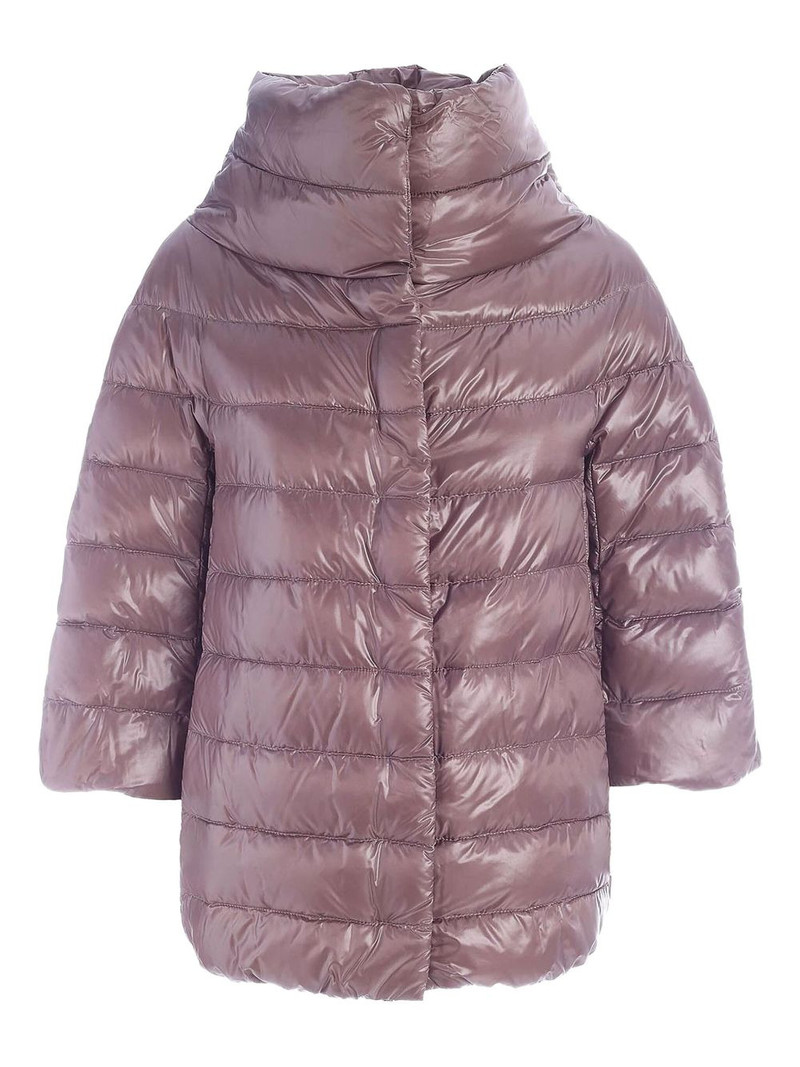 3/4 sleeve puffer jacket 1