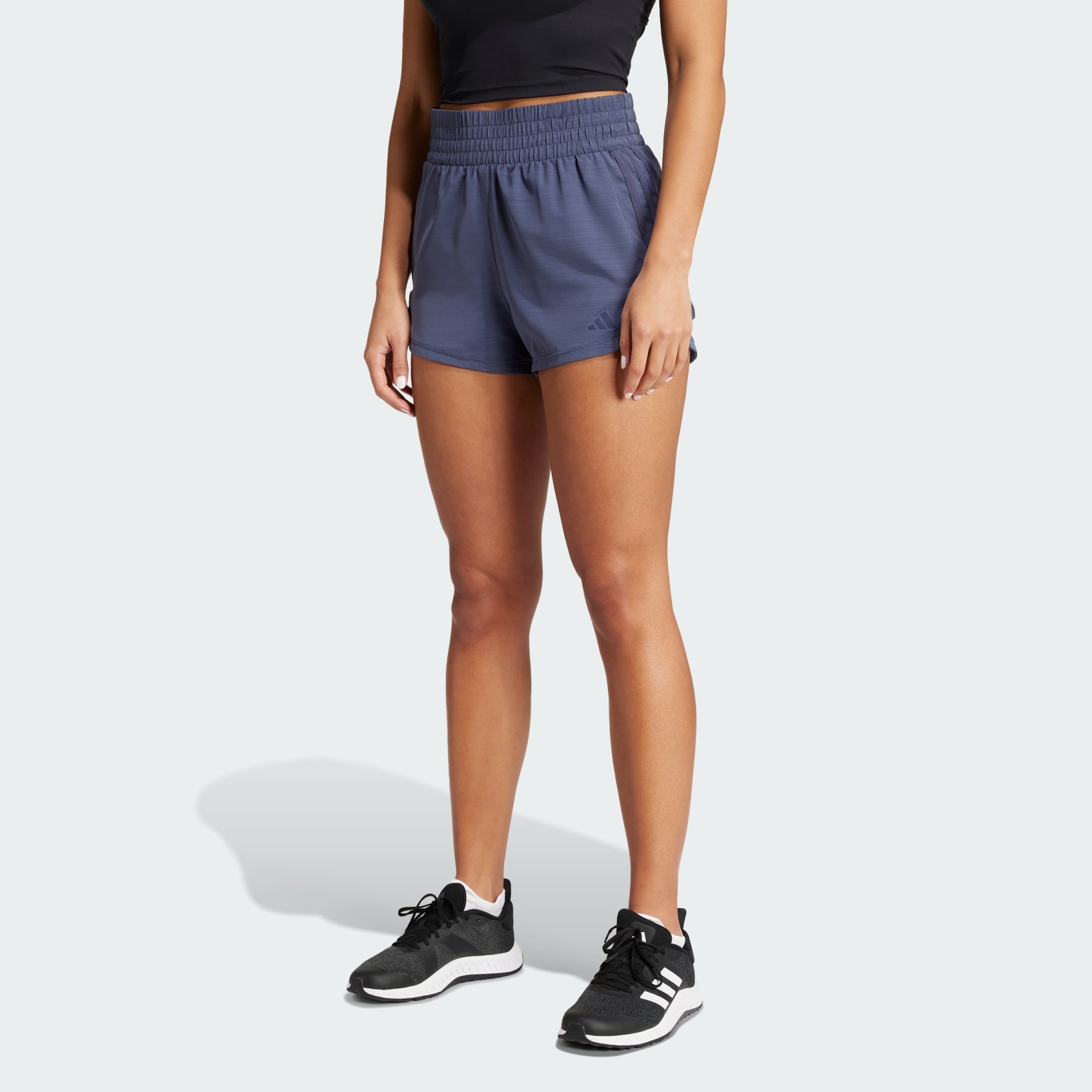 Pacer Training 3-Stripes Woven High-Rise Shorts - 2