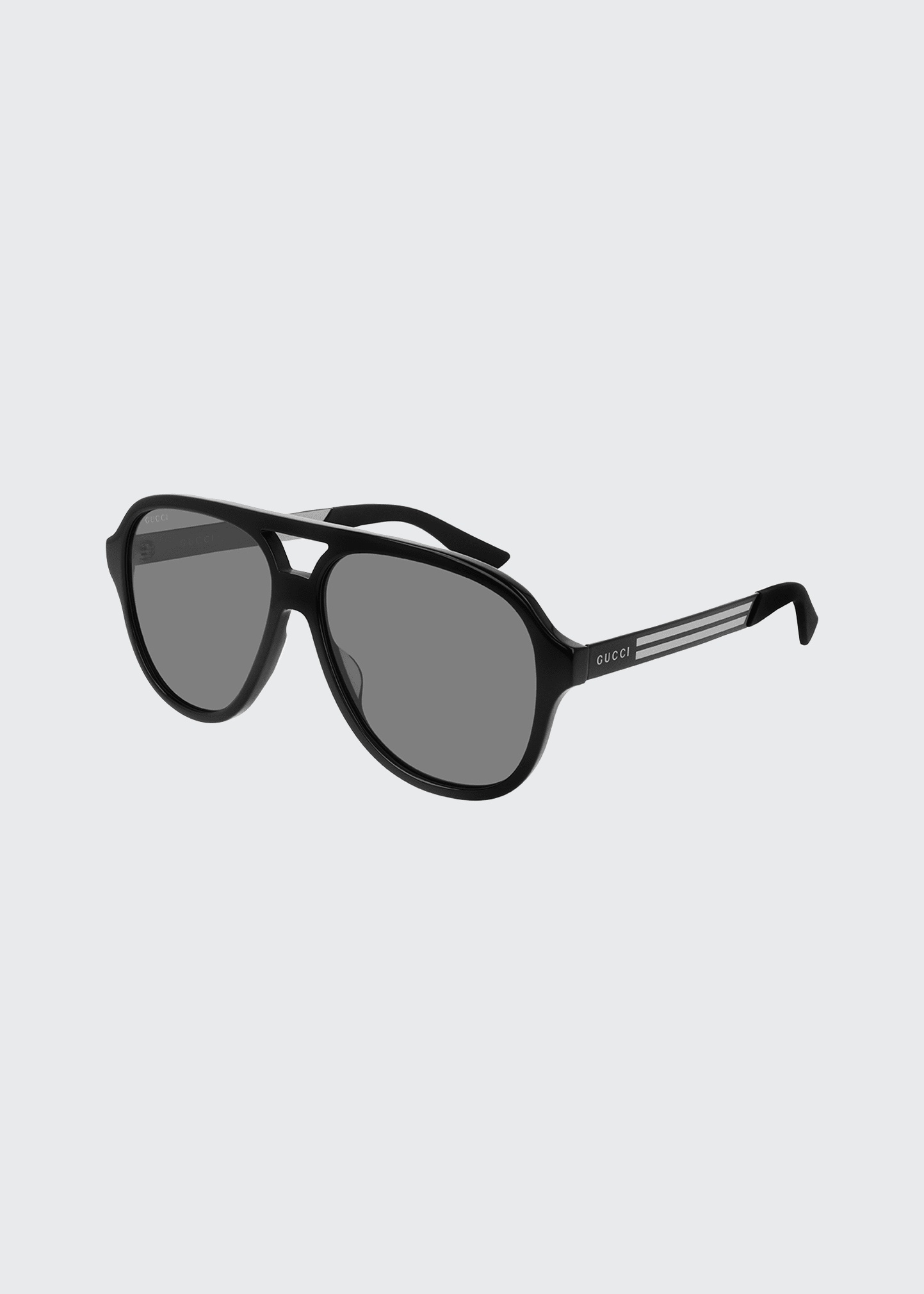 Men's Aviator Logo Sunglasses - 1