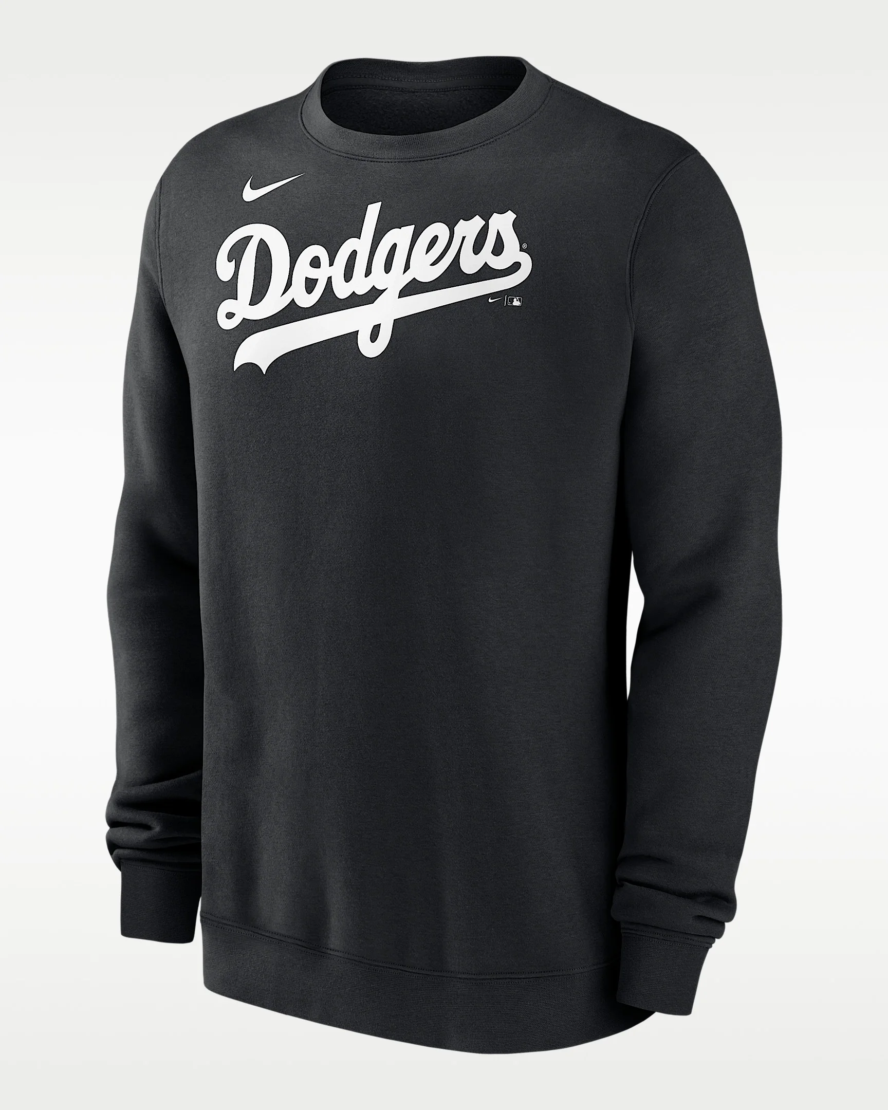 Los Angeles Dodgers Wordmark Men's Nike MLB Pullover Crew - 1