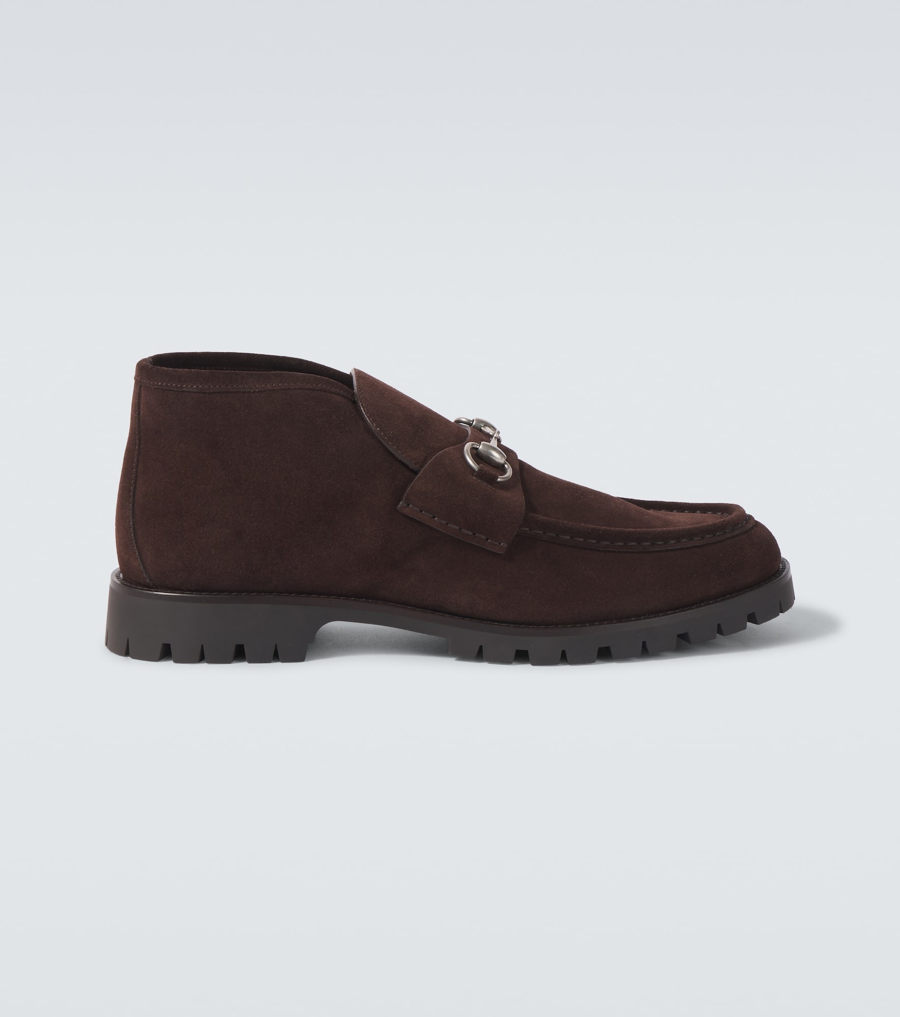 Horsebit suede desert boots - 1