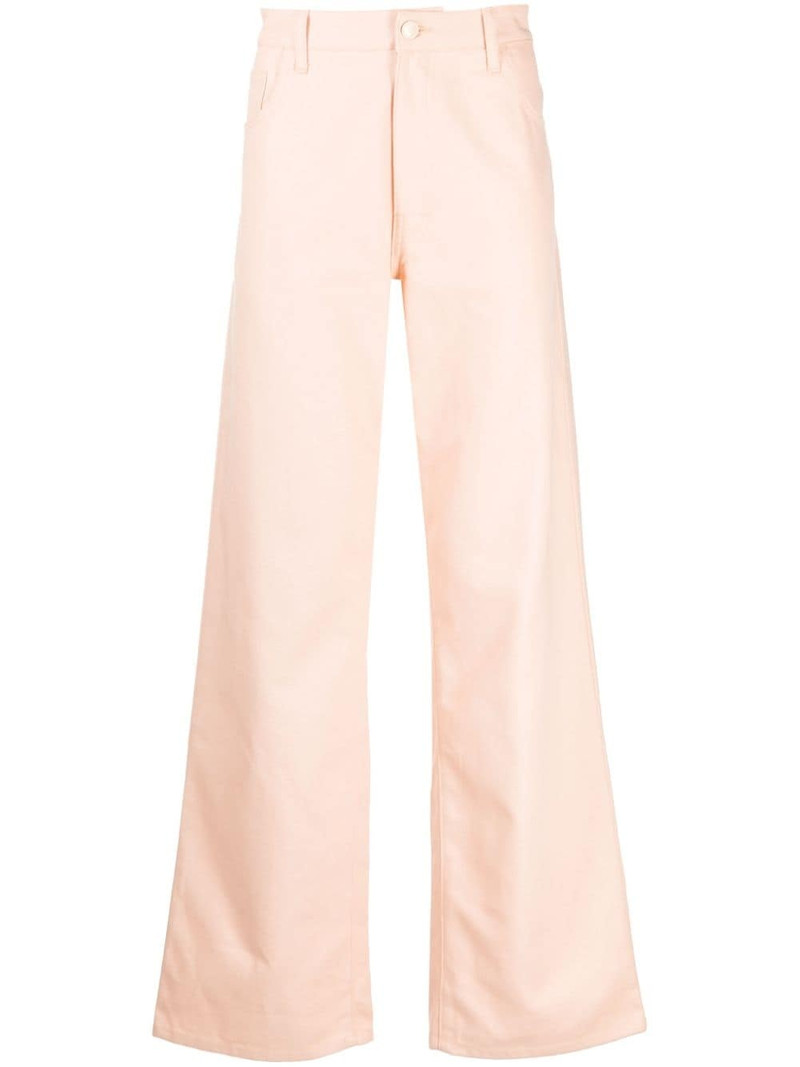 straight-leg cotton jeans 1