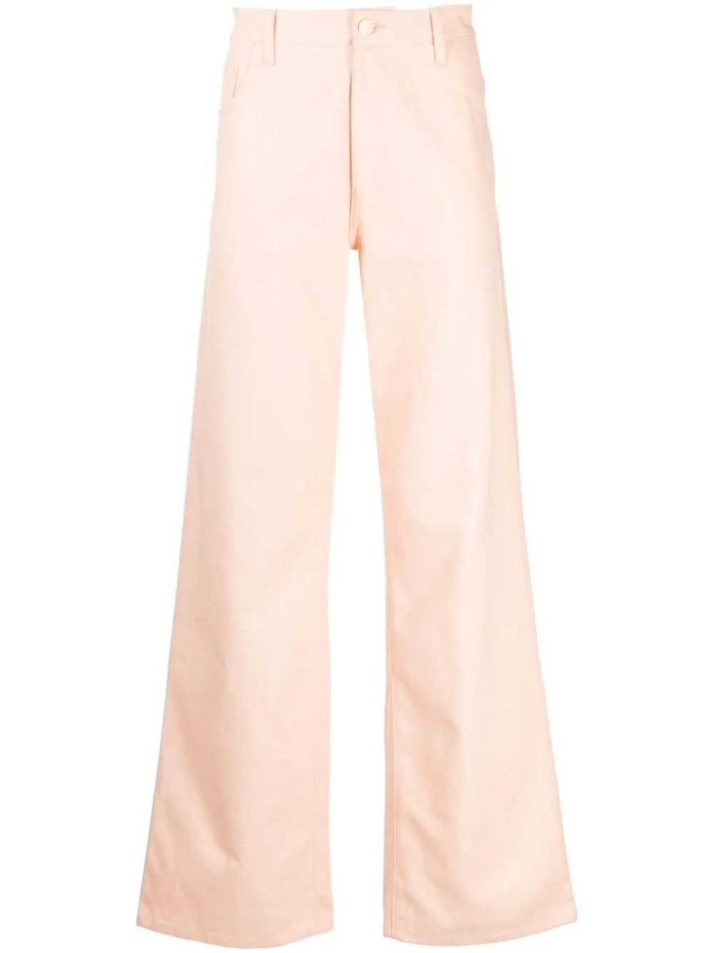 straight-leg cotton jeans - 1