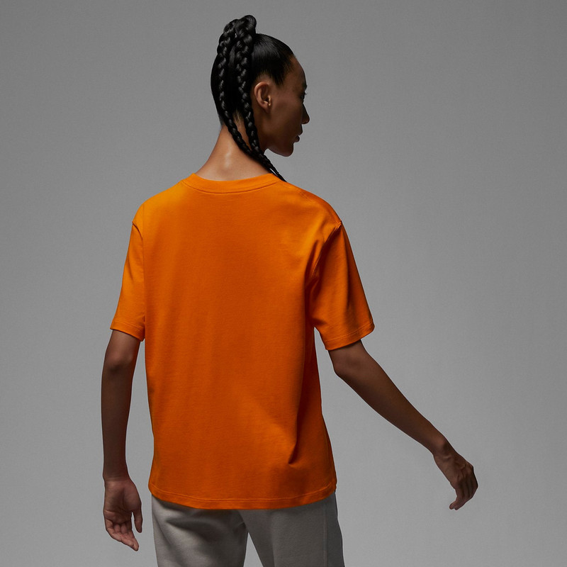 Jordan (WMNS) Air Jordan x PSG Paris T-Shirt 'Orange' DZ3261-834 outlook