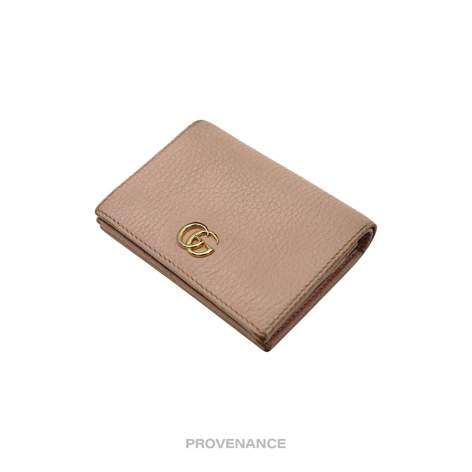 Gucci GG Marmont Card Holder Wallet - Pink Leather - 3