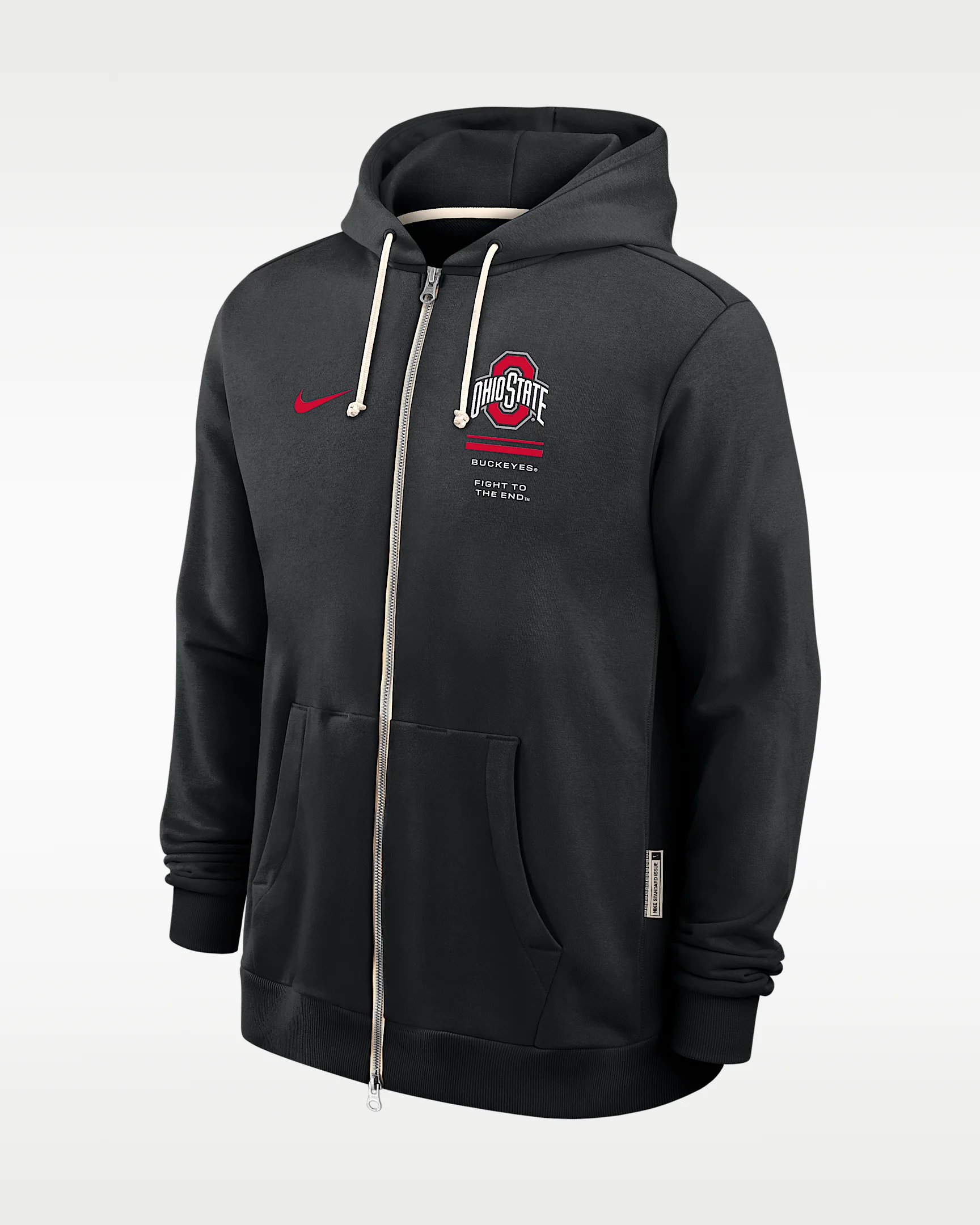 Ohio State Sideline Standard Issue Men's Nike Dri-FIT College Full-Zip Hoodie - 1