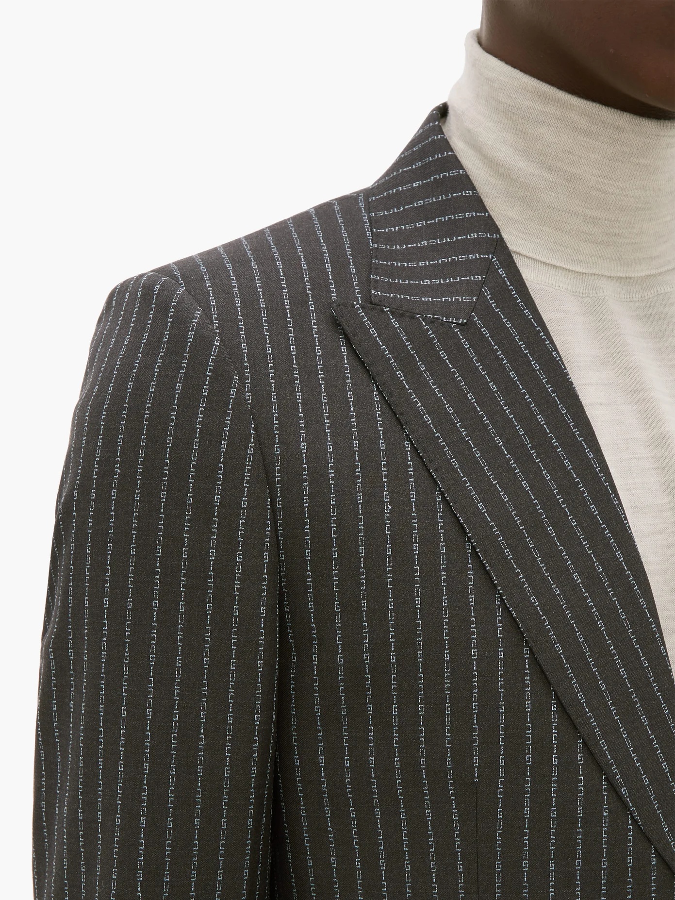 Heritage logo-print wool suit - 3