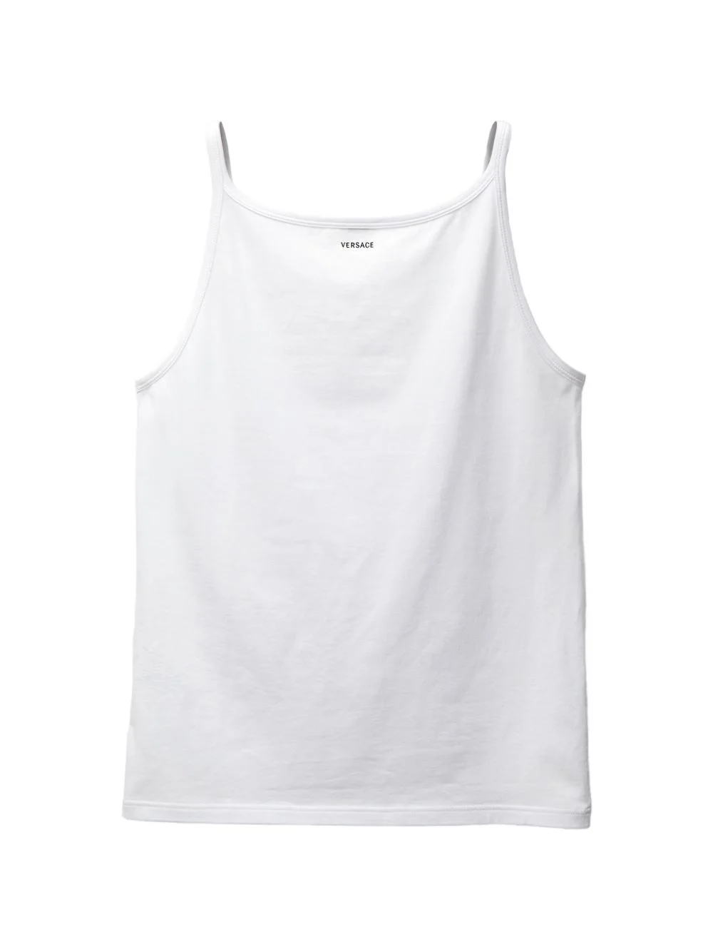 embroidered cotton-jersey tank top - 1