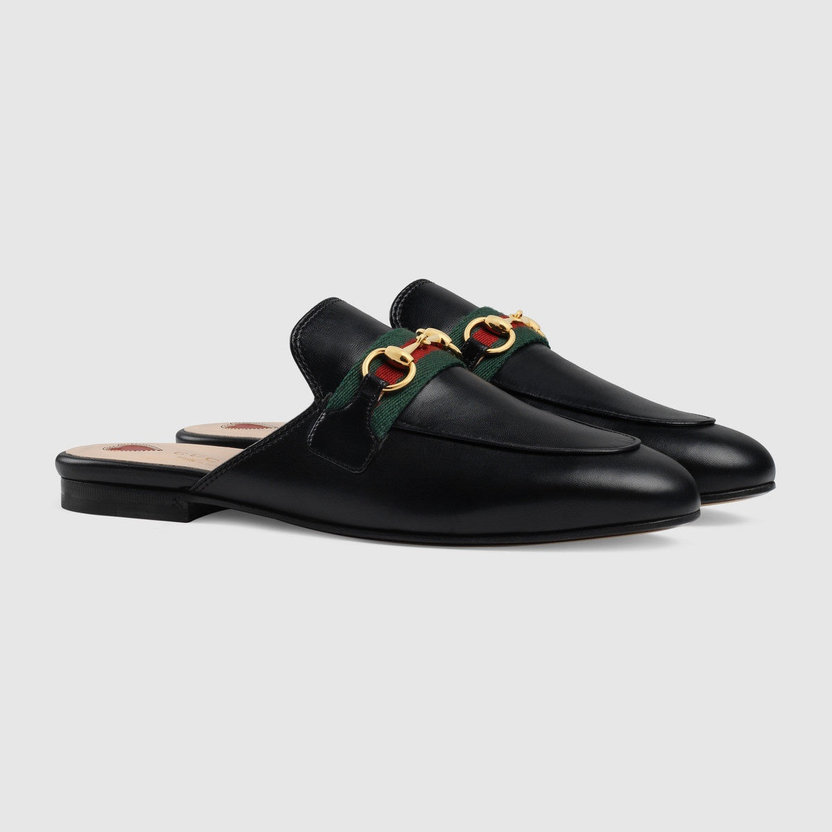 Gucci Princetown Web Slippers - 2