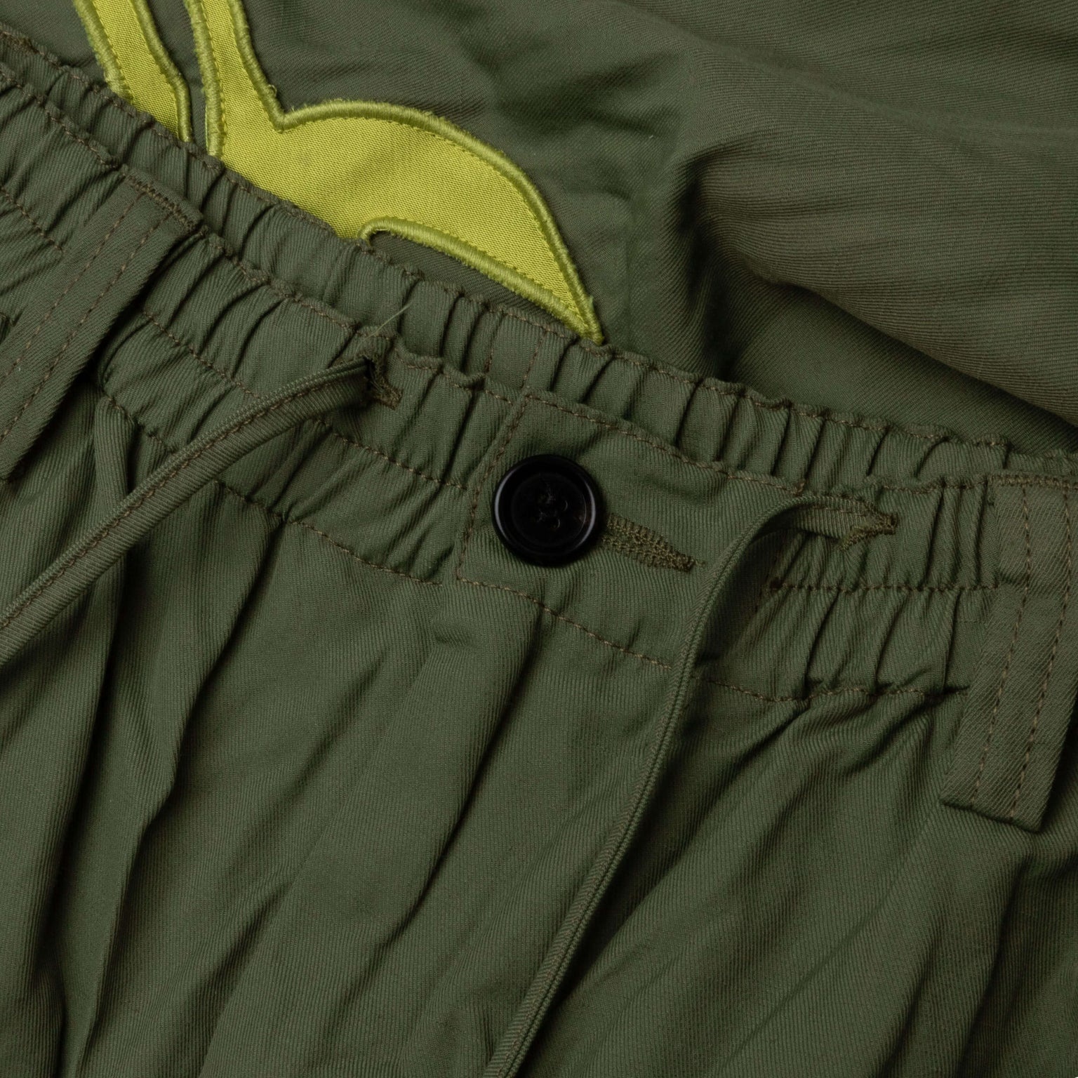 MARNI X NO VACANCY INN GABARDINE PANTS - STONE GREEN - 3