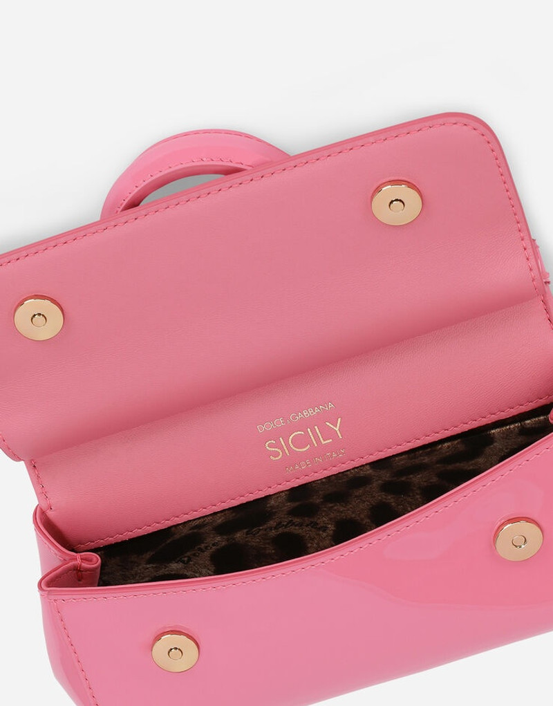 Small patent leather Sicily bag 5