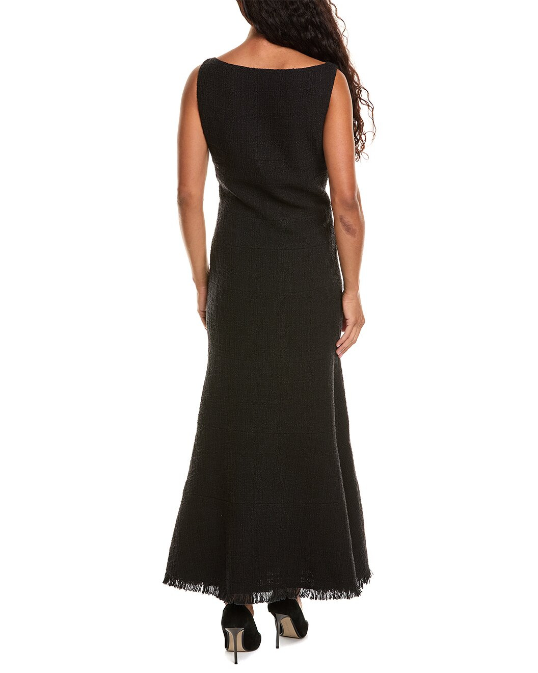 Oscar de la Renta Tweed Silk-Lined Midi Dress - 2