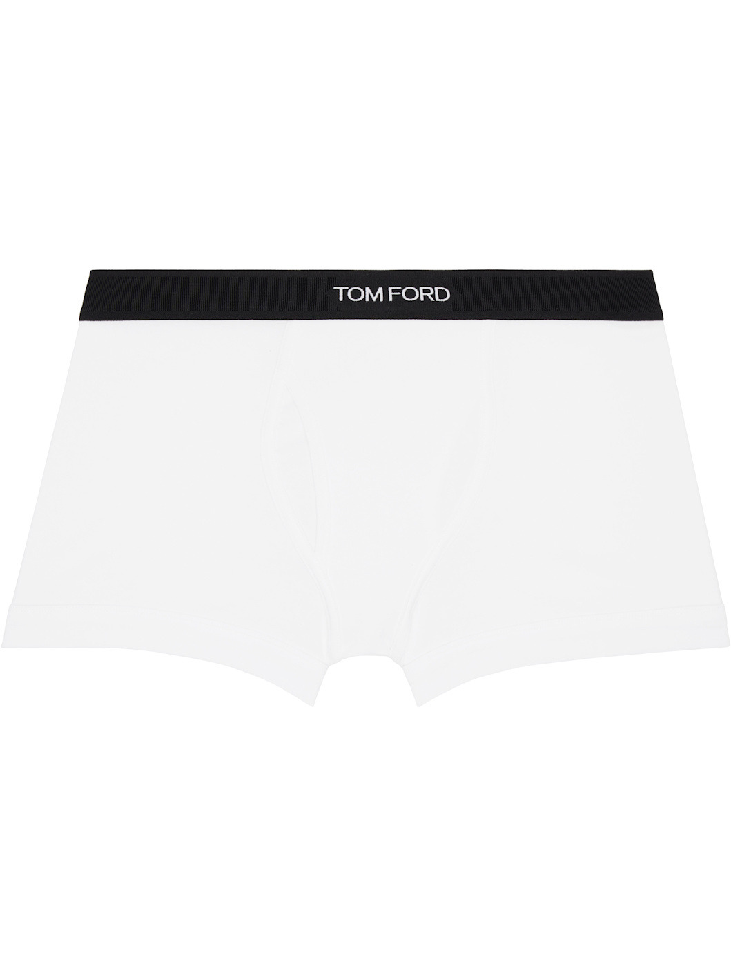 Two-Pack Black & White Cotton Boxer Briefs - 2