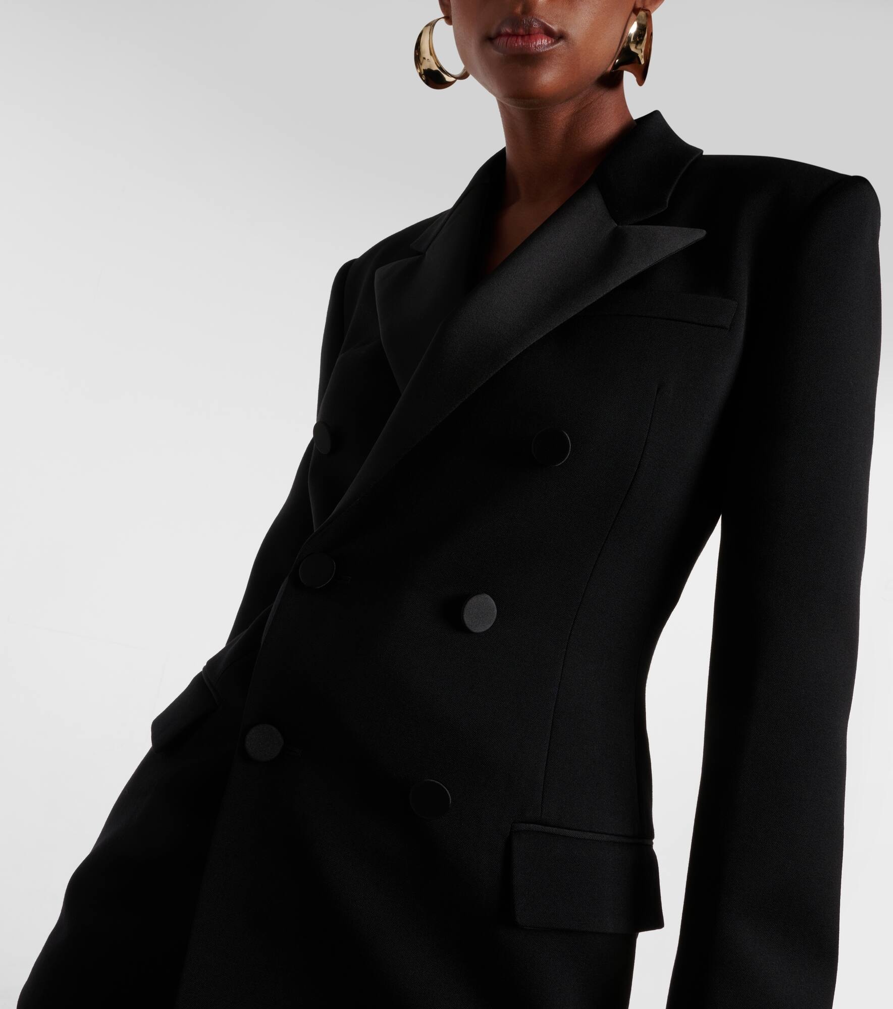 Wool grain de poudre blazer - 4