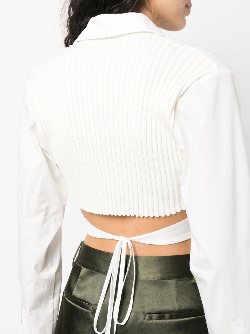 tie-waist blouse - 5