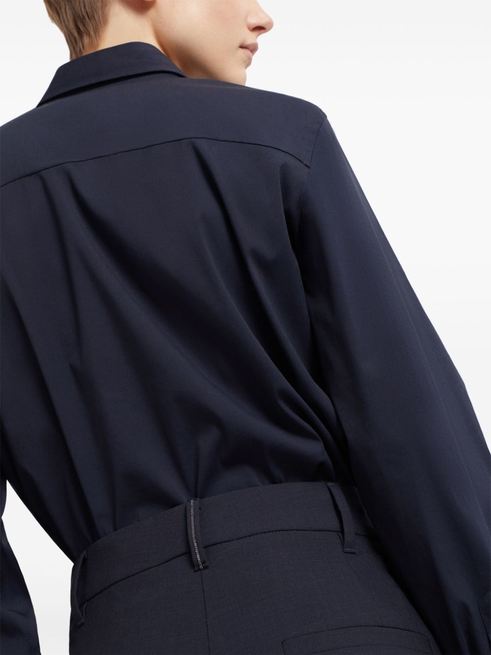 pleated tapered trousers - 5