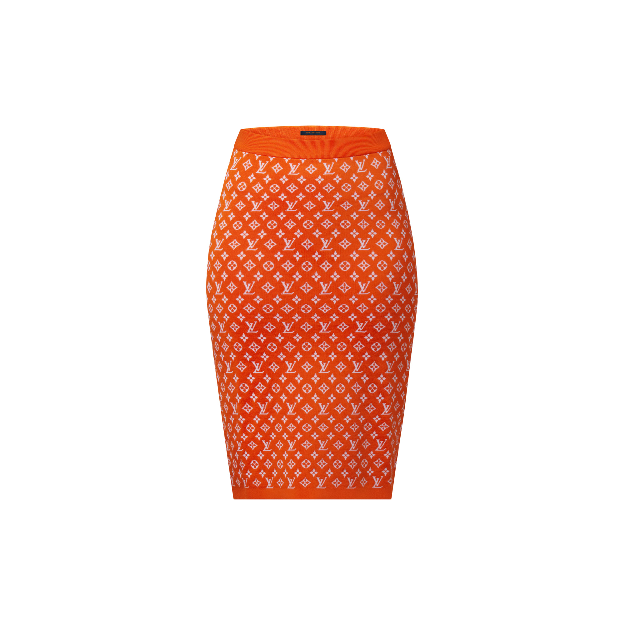 Monogram Jacquard Knit Skirt - 1