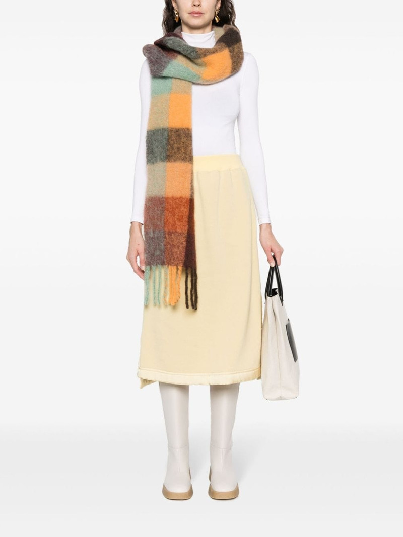 Jil Sander virgin wool-blend midi skirt outlook