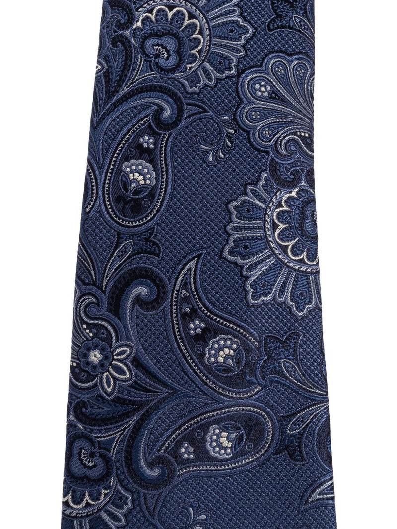 Etro paisley-motif tie outlook