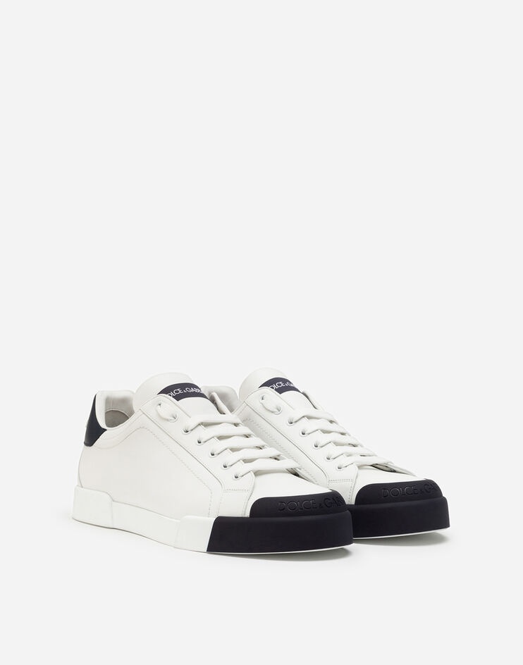 Calfskin nappa Portofino sneakers with rubber toe - 2