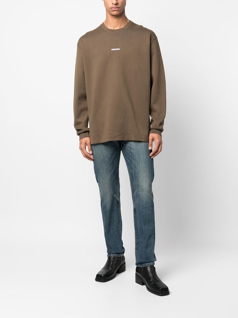 NEIGHBORHOOD logo-print cotton sweatshirt outlook
