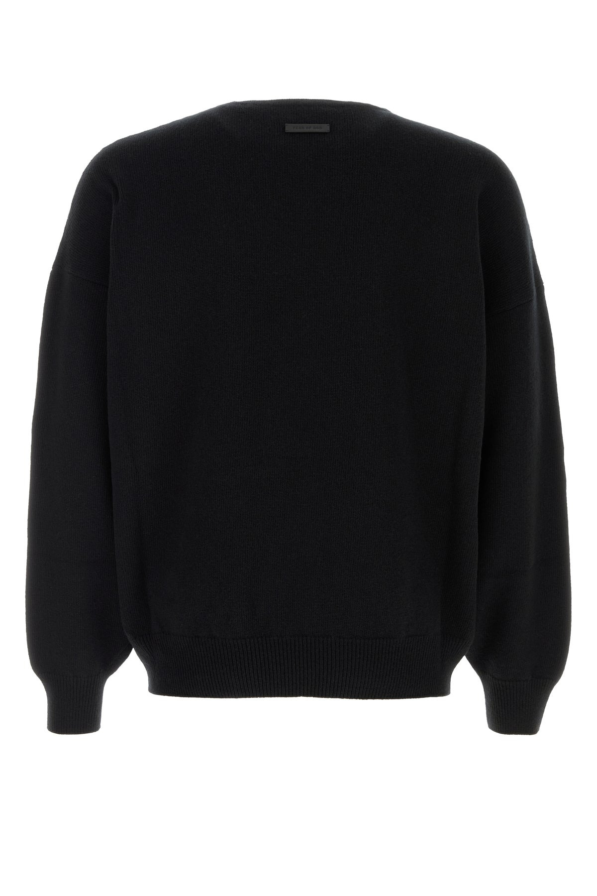 Black wool oversize sweater - 2