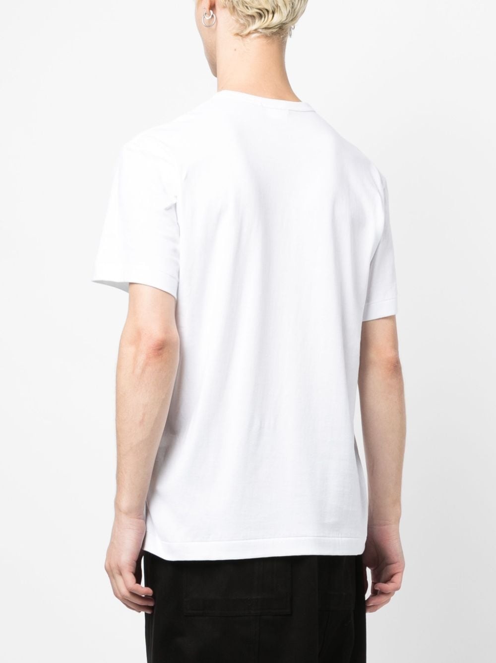 text-print cotton T-shirt - 4