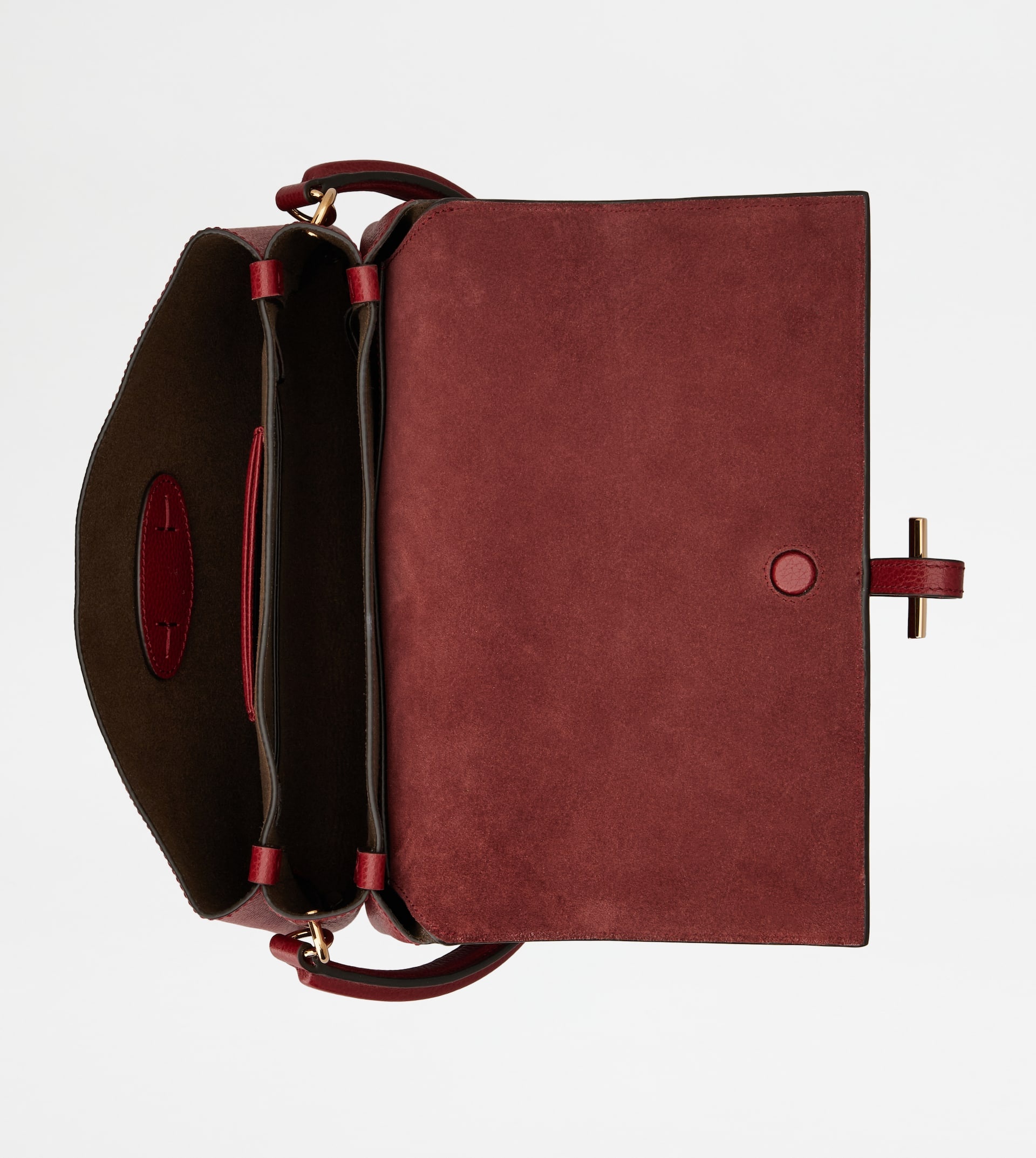 T TIMELESS FLAP BAG IN LEATHER MINI - 4