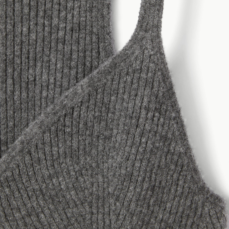 Rib felted wool top with Web 6