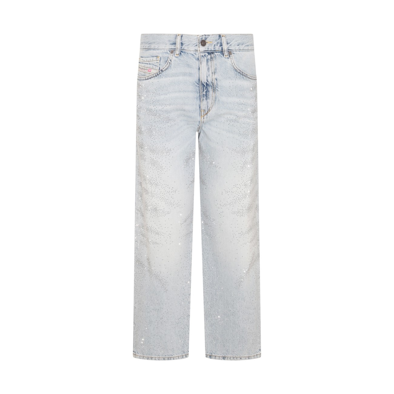 light blue cotton jeans - 1