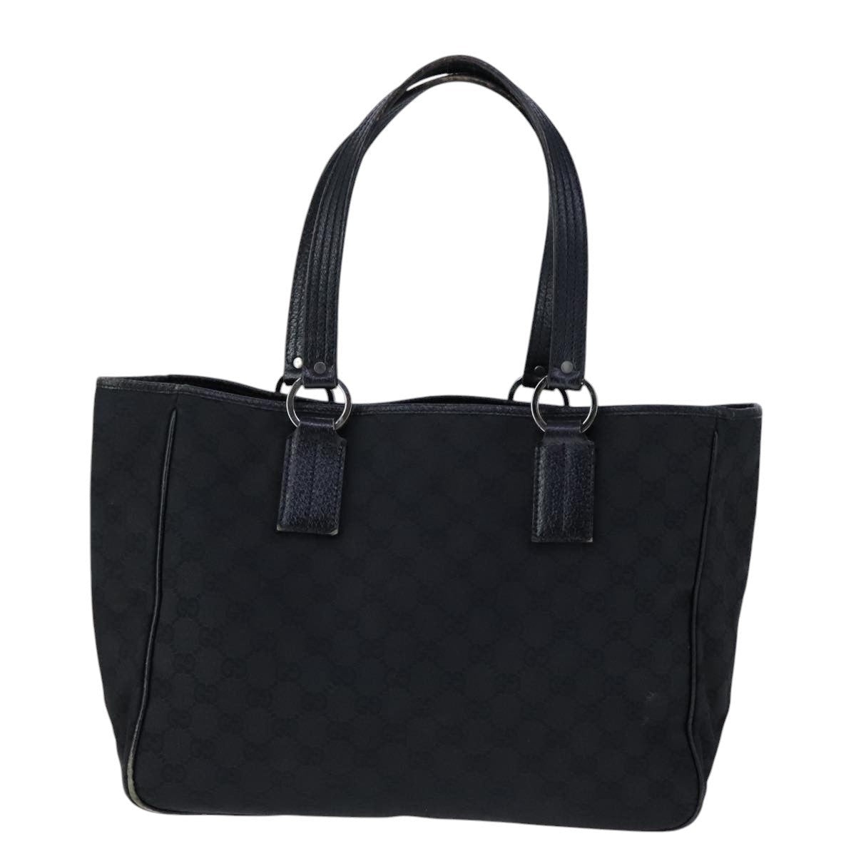 GUCCI GG Canvas Tote Bag Canvas Black - 3