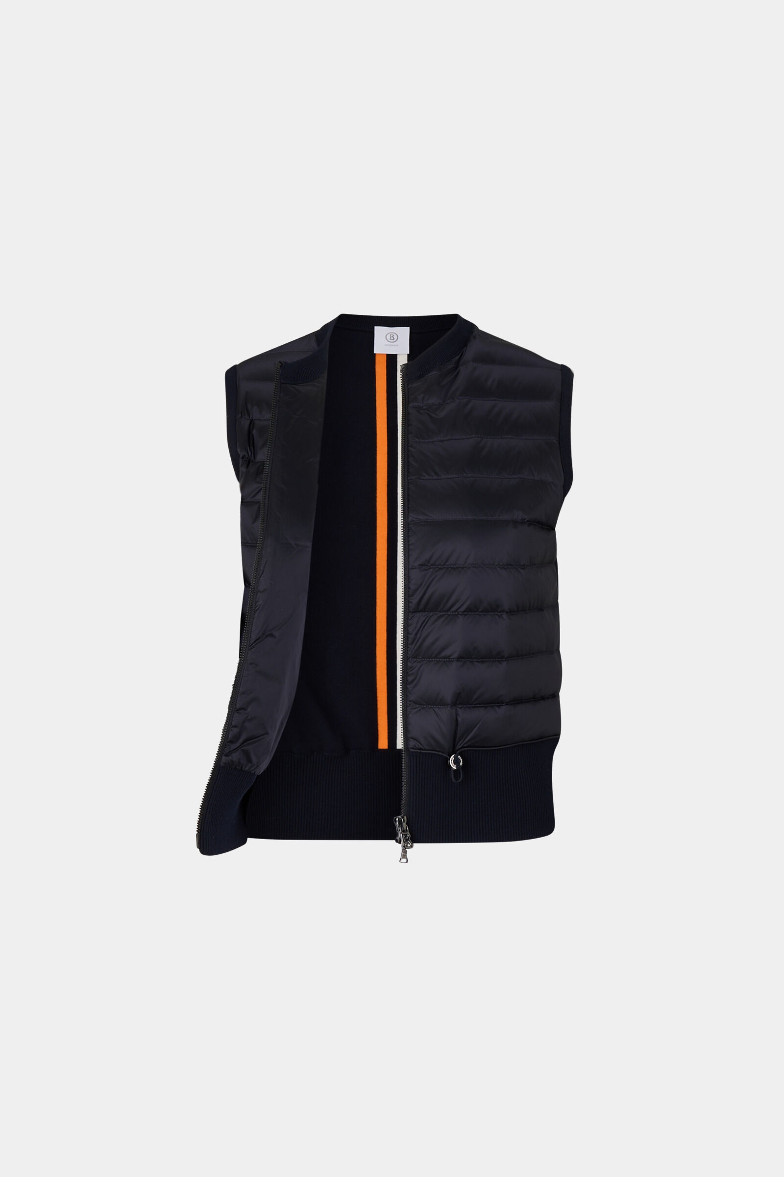 Allisa Hybrid knitted vest in Navy blue - 7