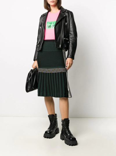 MCM jacquard patterned skirt outlook