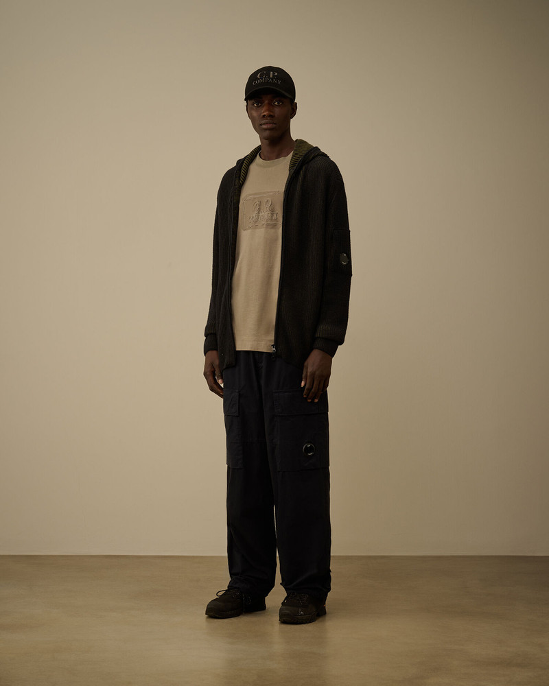 C.P. Company Fleece Knit Hooded Full Zip Sweater outlook