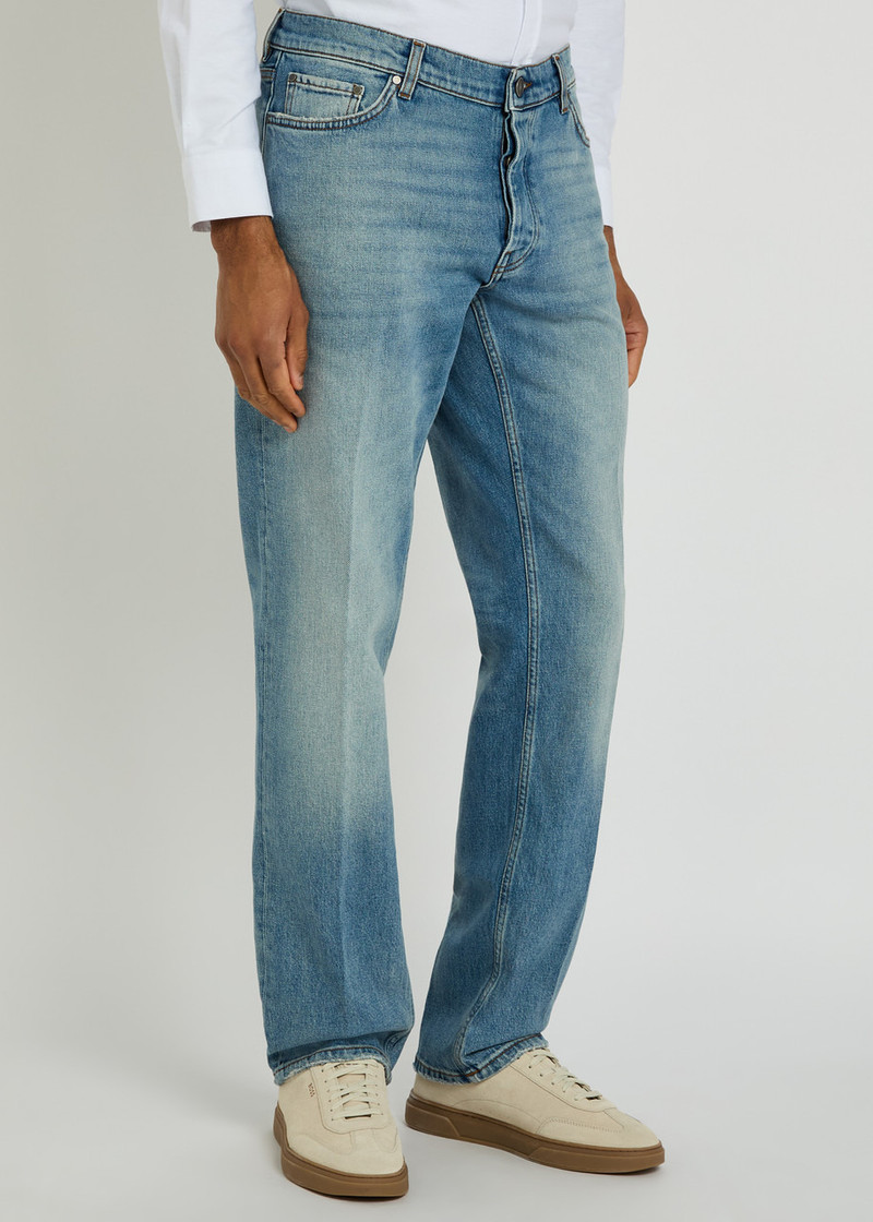 LARDINI Lardini Relaxed Tapered-leg Jeans outlook