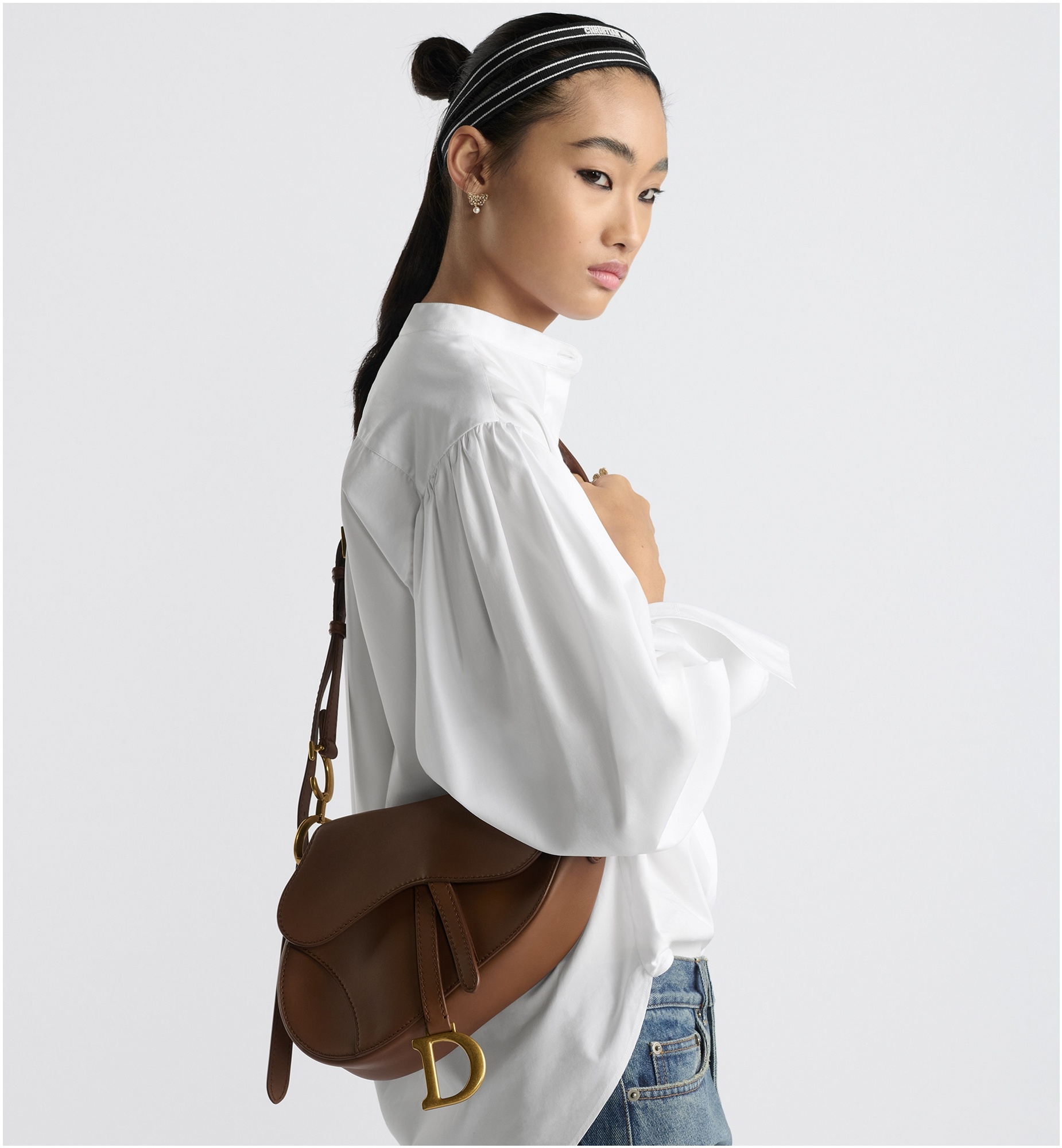Medium Soft Saddle Bag with Strap - 2