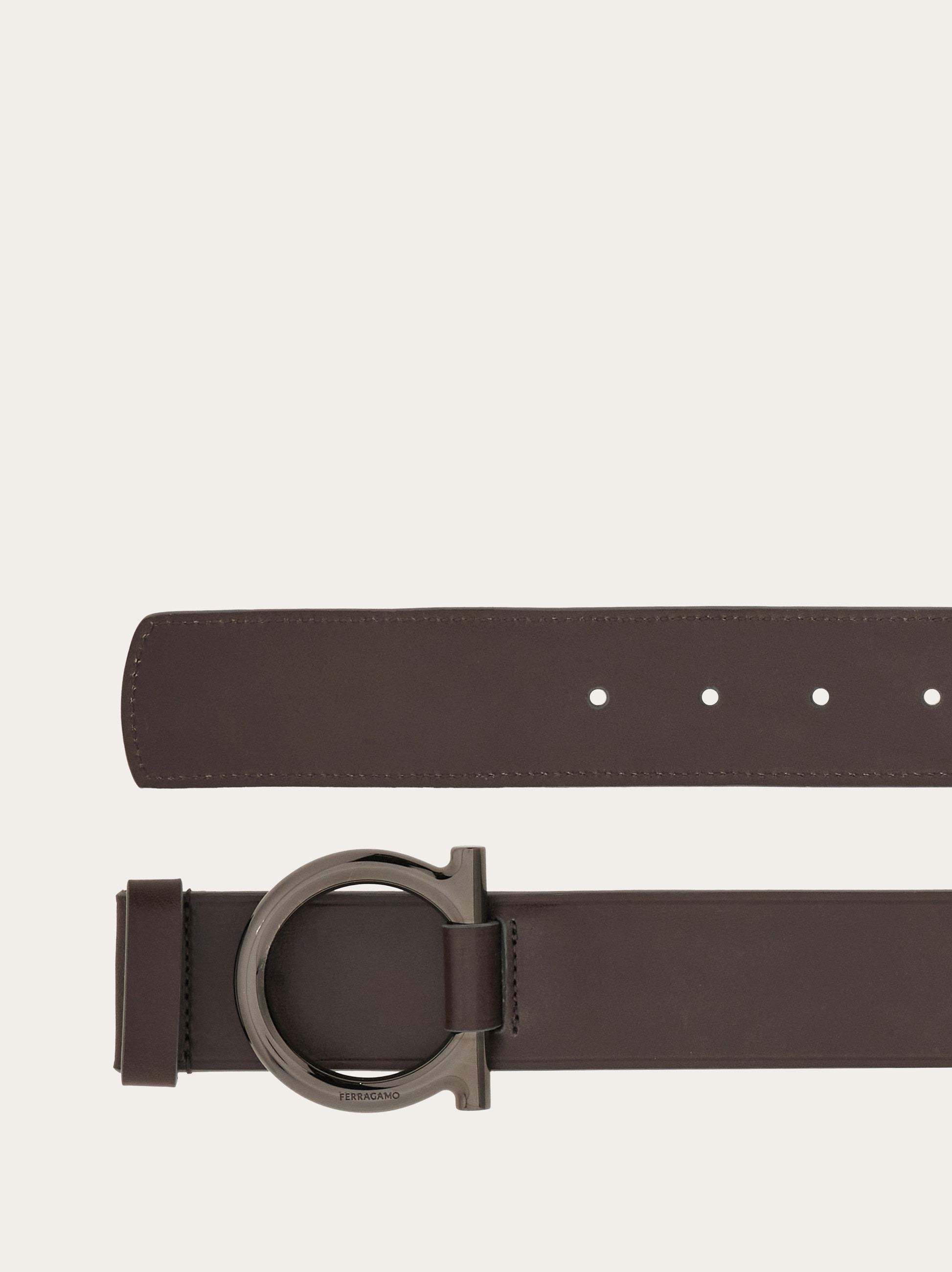 Sized Gancini belt - 2