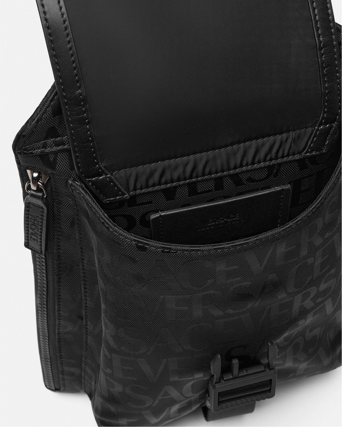 Versace Allover Neo Nylon Sling Backpack - 4