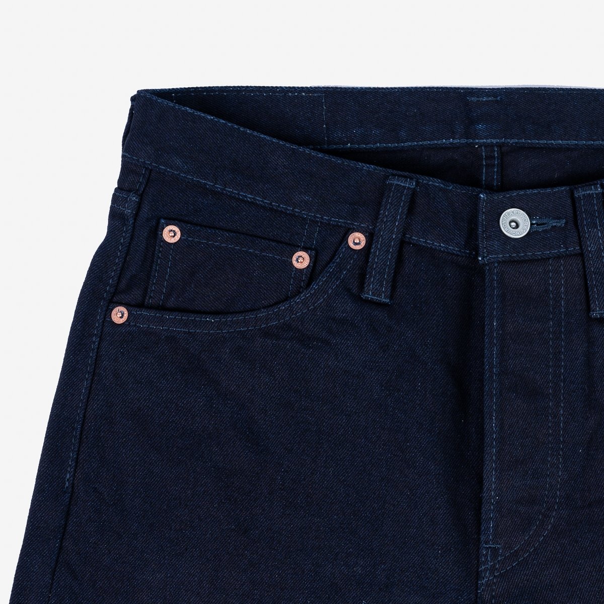 IH-666S-14ii 14oz Selvedge Denim Slim Straight Cut Jeans - Indigo/Indigo - 7