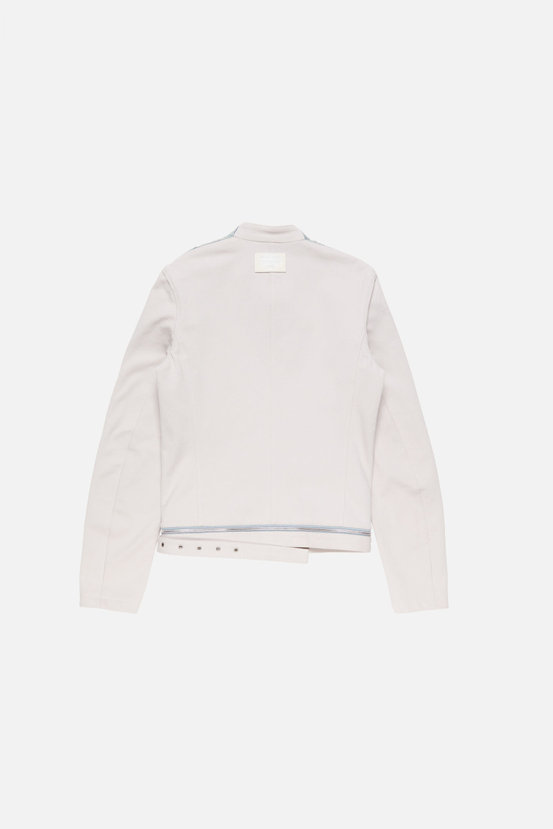 Twill biker jacket - Light taupe 7